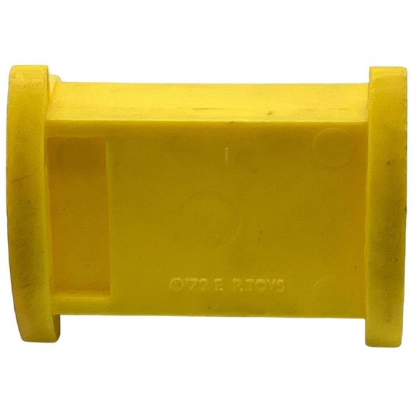 VTG Fisher Price Little People NURSERY CHANGING TABLE CRADLE Yellow 2 Pcs 1972 - Picture 7 of 7